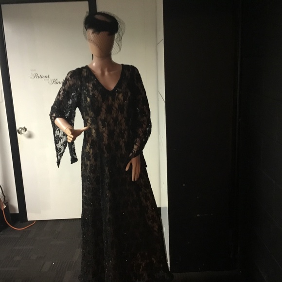 SETA. DIVINE CUSTOM MADE DRESS SATIN LINER / SLIP. OOAK. VALUABLE $3000 new💃💃 - Picture 9 of 12